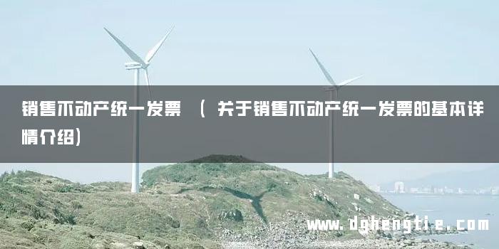 销售不动产统一发票 (关于销售不动产统一发票的基本详情介绍)